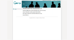 Desktop Screenshot of gfs-ev.de